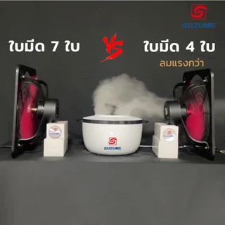 SUZUME โลหะ พัดลมดูดอากาศ ดูดควัน 10"/12"/14"/16"/20" สายไฟ 2M พร้อมสวิตซ์ ทนทาน รับประกัน 1ปี​