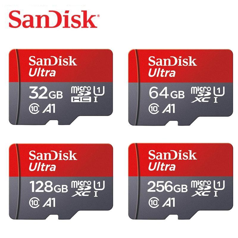 SANDISK Micro SD card Ultra 32GB/64GB/128GB/256GB/512GB/1TB [150MB/s] Class10 A1 U1 UHS I sd การ์ด แท้ ใส่โทรศัพท์ กล้อง