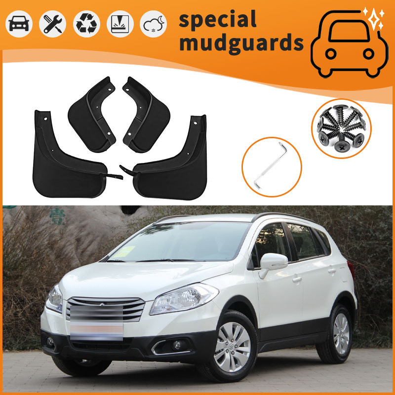 เหมาะสําหรับ 14-19 Suzuki Fengyu Mudguards ยางรถ Splash-Proof Mudguards