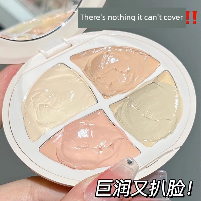 corrector คอนซีลเลอร์ Sweet mint Moisturizing คอนซีลเลอร์สี่สีคอนซีลเลอร์ Palette คอนซีลเลอร์ผิวหน้า
