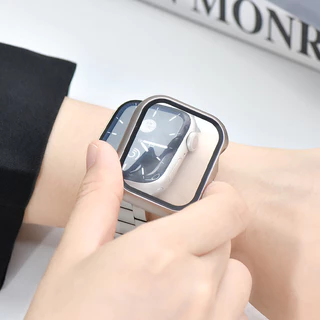 ครอบคลุมคอมพิวเตอร์ ปกป้องหน้ for IWatch Ultra/SE 3 2 Apple Watch Series 11 10 9 8 7 6 5 4 3 49 46 45 44 42 41 40 38มม.
