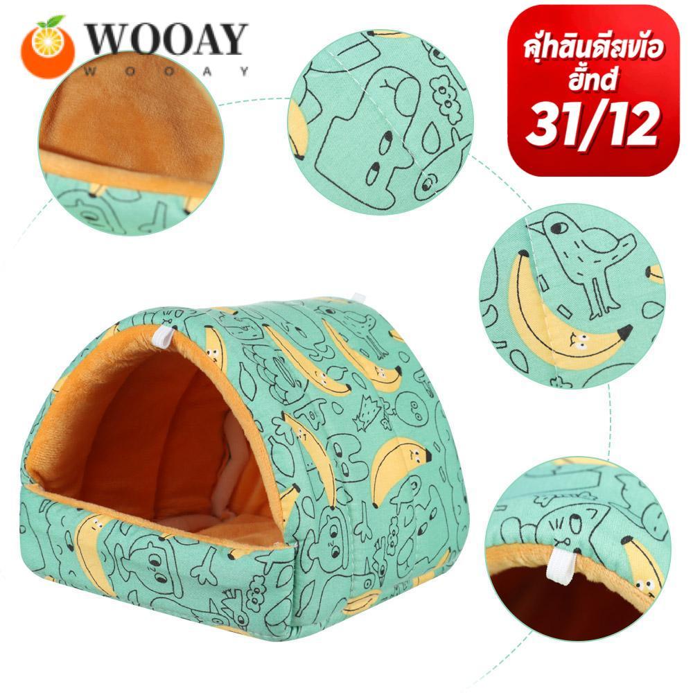 WEDGW Hamster House Soft Mini Cage Winter Rabbit Squirrel Warm Mat