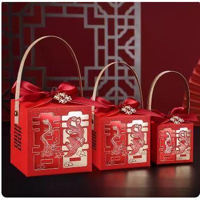 ของที่ระลึก Candy Box / Sangjit / Wedding Box รุ่น 6 / Xi Naga Candy Box