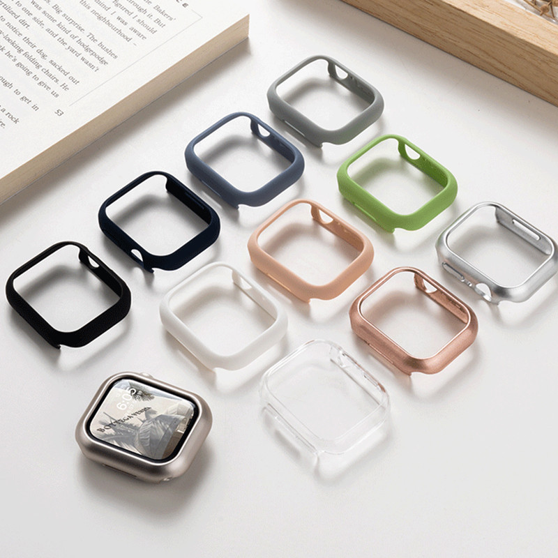 ฮาร์ดพีซีป้องกันกรณี for Apple Watch IWatch Ultra/SE 3 2 49mm Series 11 10 9 8 7 6 46 45 44 42 40มม อุปกรณ์ป้องกันหน้าจอ ราคา ถูกที่สุด ดีลบีเคเค แกลเลอรีภาพที่ 2