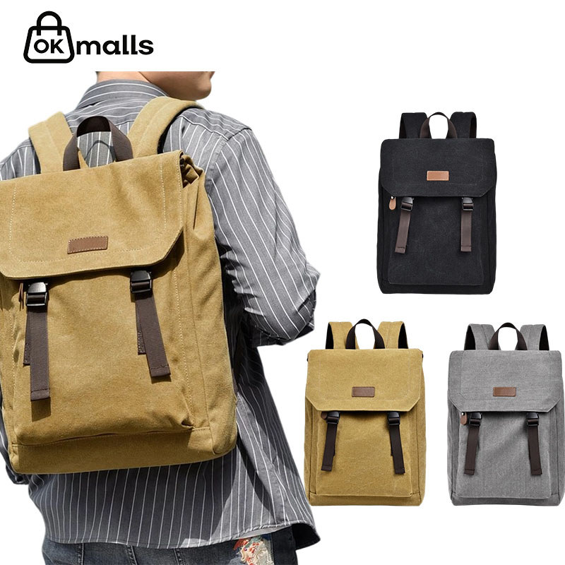 [ห้างสรรพสินค้า OK] Water-Repellent Commuter Business Trip Bag Cut-Resistant Bag Wear-Resistant Canv