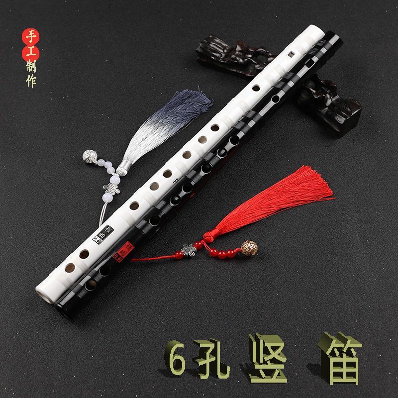 Six-Hole Recorder Hole ขลุ่ยขลุ่ยไม้ไผ่เริ่มต้นนักเรียนขลุ่ยประสิทธิภาพเด็ก G Recorder ขลุ่ยไม้ไผ่ดน