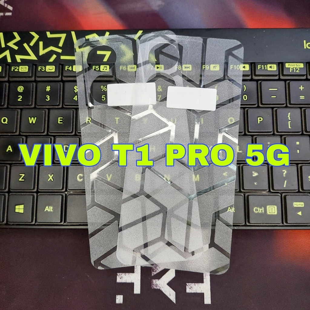 VIVO T1 PRO 5G Carbon Skin Back Skin Transformers Motif Back Protector Anti-Fungus Garskin