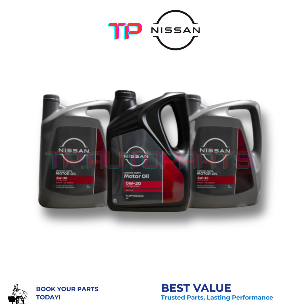 NISSAN FULLY SYNTHETIC 0W20 น้ํามันเครื่อง 4LITER