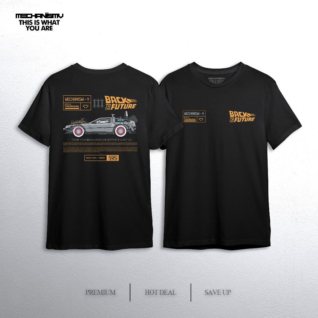 เสื้อยืดเกาหลีใต้ 2026 [จํากัด] เสื้อยืดกราฟิก "BACK TO THE FUTURE" PART 3 TEES (SIZE XS-5XL) COD 9Y
