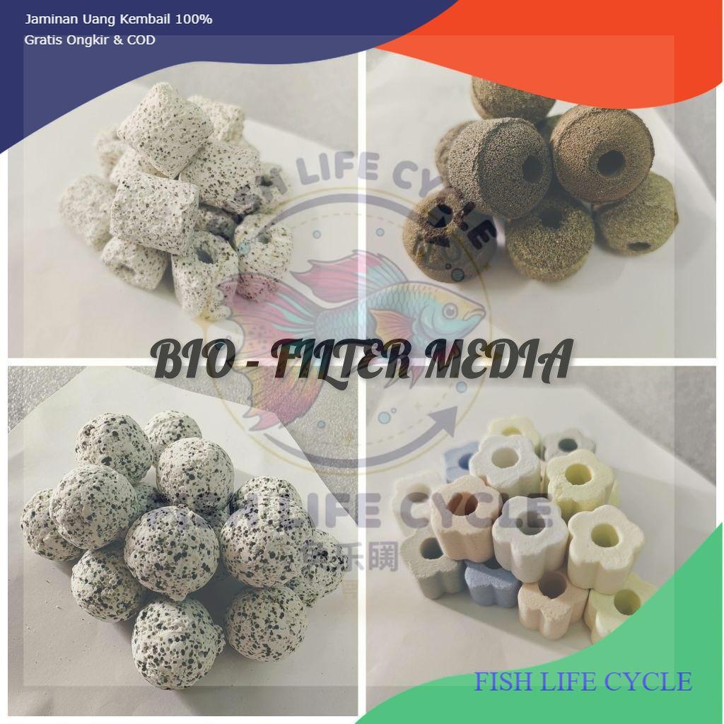 AQUARIUM BIO FILTER MEDIA NANO BALL BIO-SPHERE ดอกไม้แหวน BACTERIA HOUSE