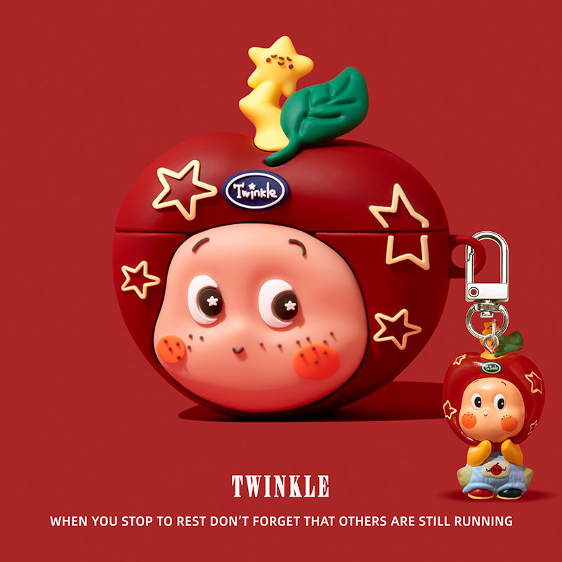 เหมาะสําหรับ airpodspro2 เคสป้องกัน Apple หูฟัง airpods4 เคสป้องกัน 3 รุ่นที่สามรุ่นที่สี่ Starman a