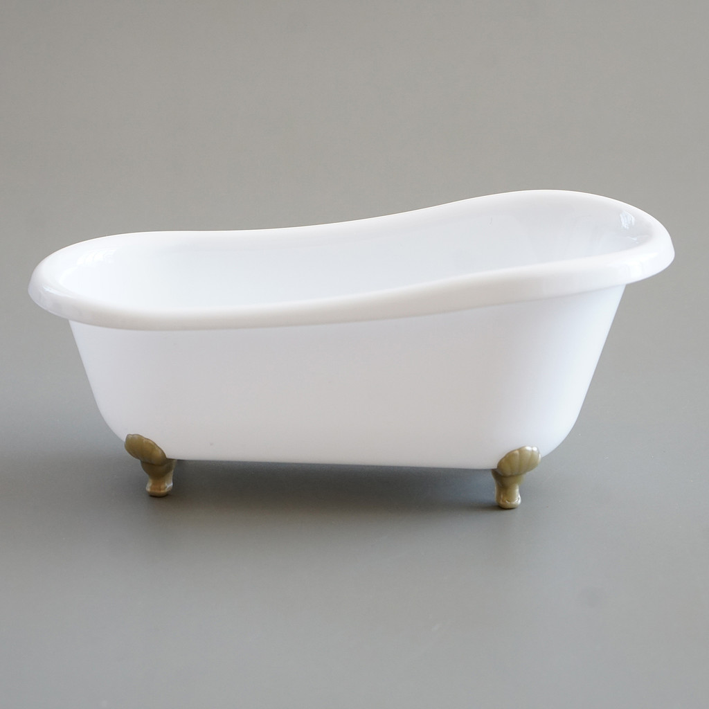 [พร้อมส่งในไทย] 1/12 Miniature Bathtub  อ่างอาบน้ำขนาดเล็ก อ่างอาบน้ำจิ๋ว ของแท้ 100% จากญี่ปุ่น