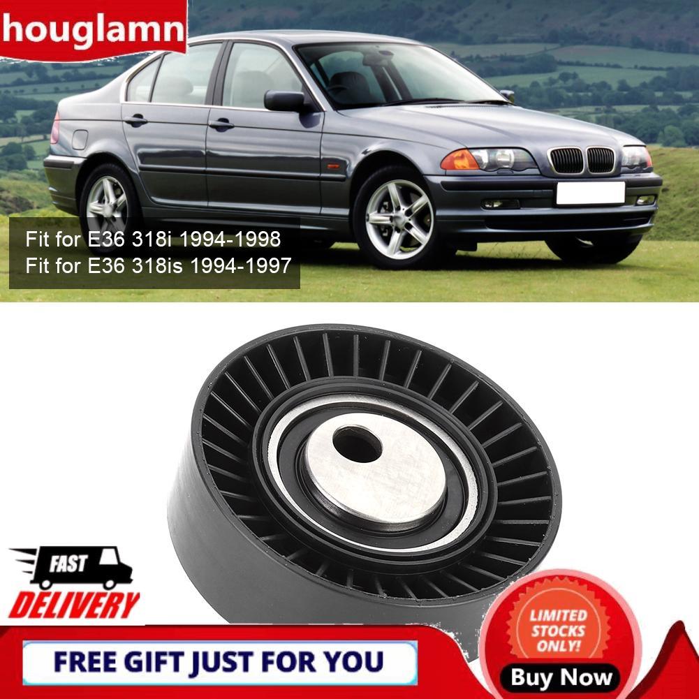 Houglamn Serpentine เข็มขัด Tensioner Pulley Offset ติดตั้ง 11281748130 ใช้งานร่วมกับ 3-Series E39 E46 E60 E83 M3 x3 X5 530i 2001-2005