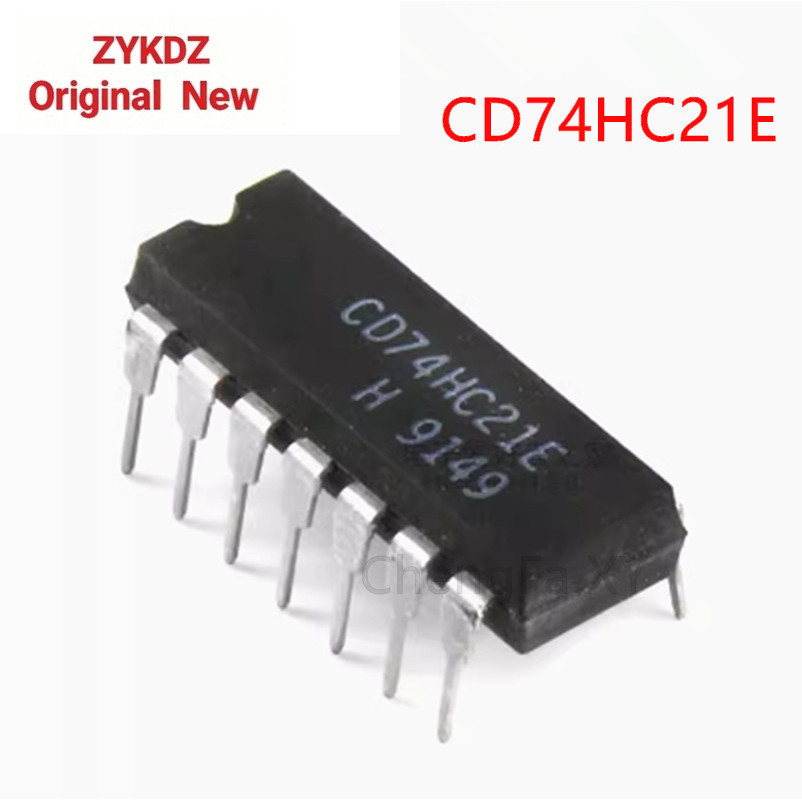 1PCS CD74HC21E CD7HC21 74HC21 ในสต็อก DIP-14