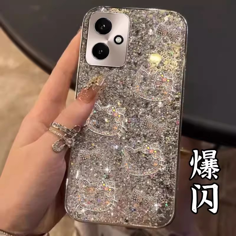 เคสโทรศัพท์แฟชั่น Silver-Plated Straight Edge Strobe เหมาะสําหรับ Glory 400 เคสโทรศัพท์ฝาครอบป้องกัน