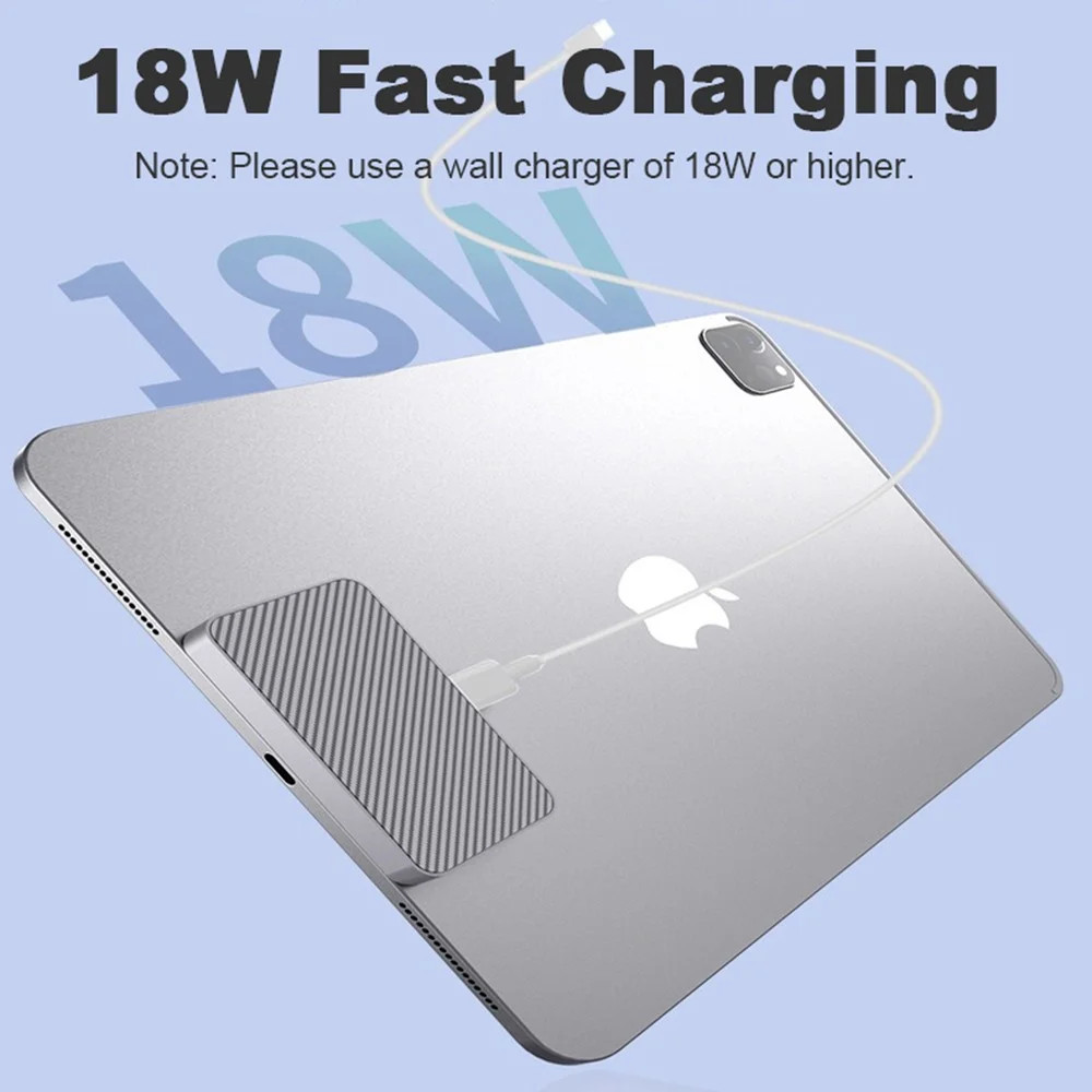 18W Magnetic Fast CHARGING Wireless Charger แผ่นชาร์จแม่เหล็กเข้ากันได้กับ iPad Series