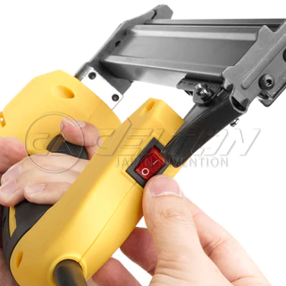 DELTON เครื่องยิงแม็กไฟฟ้า ตะปูไฟฟ้า ขาเดี่ยว F30 / ขาคู่ J1022 ปรับความแรงได้ 6 ระดับ 3100W