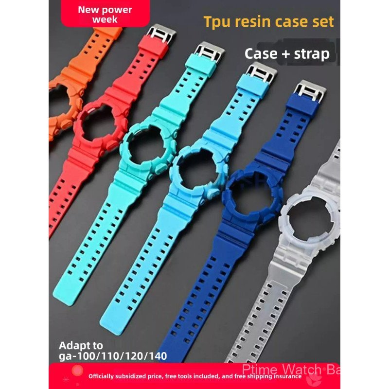 Matte Case & Band Set Compatible GA110 GD100 GAX100 Sports Watch Replacement Kit