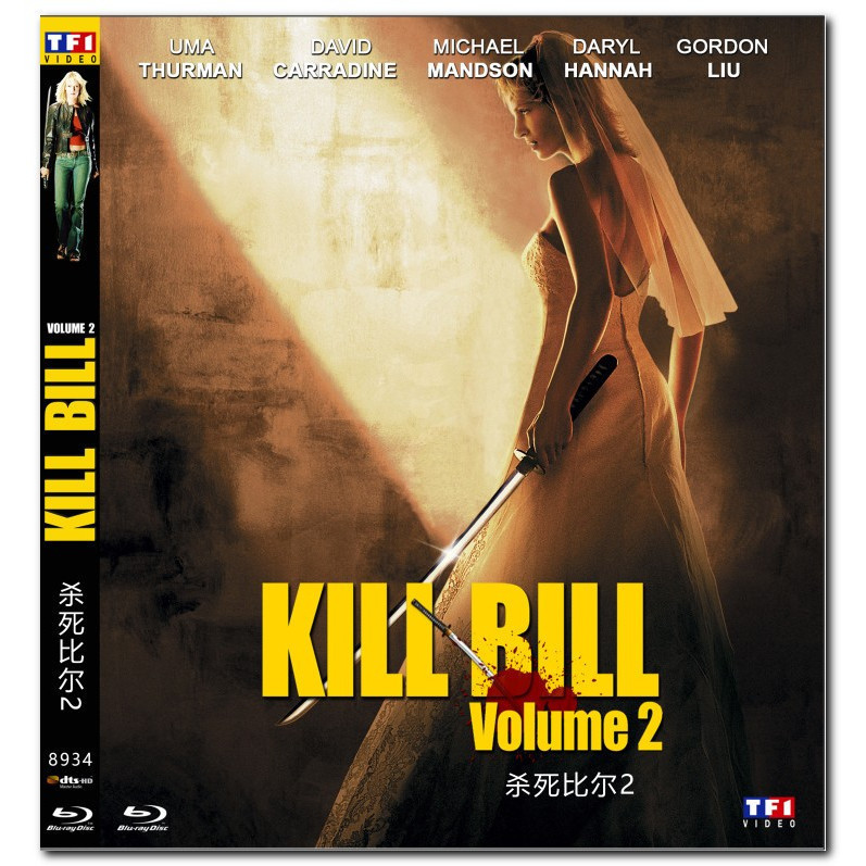 [ภาษาอังกฤษ] Blu-ray HD Movie 4K UHD 1080P Kill Bill: Vol. 2