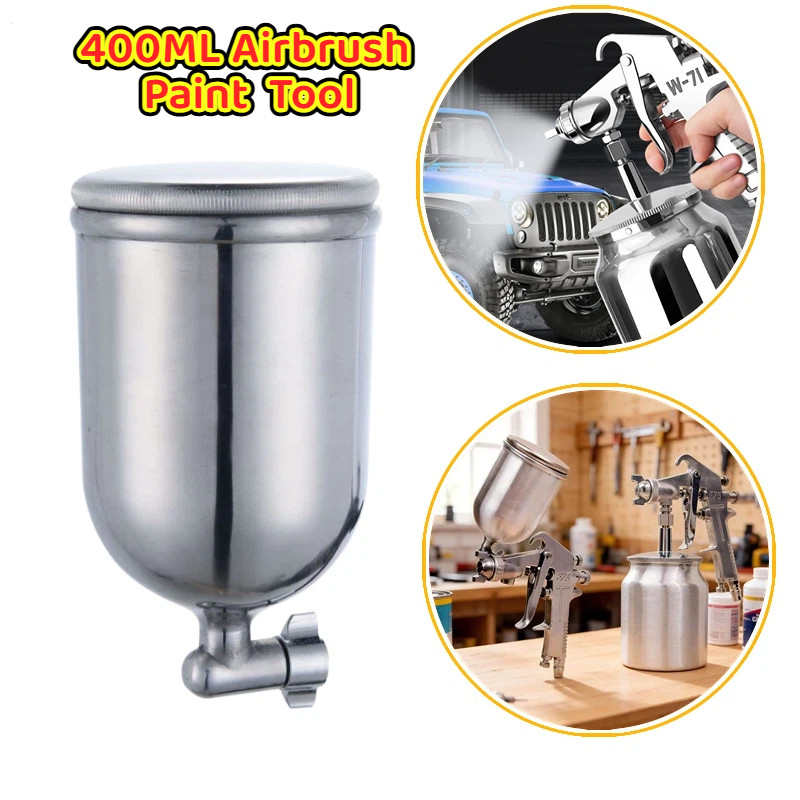 AT400ML Airbrush เครื่องมือหัวฉีด 0.5 มม.สําหรับเครื่องมือยานยนต์ติดผนัง