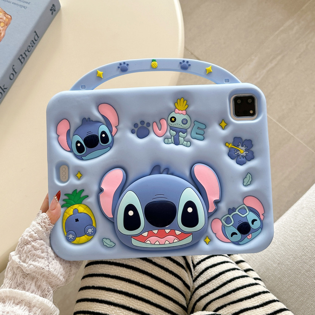 สําหรับ Samsung Galaxy Tab A11 A11 + A9 A9 Plus 11 8.7 การ์ตูนเด็กซิลิโคนอ่อนนุ่มขาตั้งแท็บเล็ตแบบพกพามือถือ
