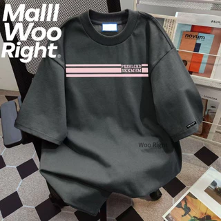 COD Woo Right เสื้อยืดใส่สบาย แพทเทิร์นเรียบหรู แขนสั้นเท่ คอกลม ผ้าฝ้ายแท้ เหมาะกับทุกโอกาส กรุงเทพฯ มีจำหน่ายในสต็อก