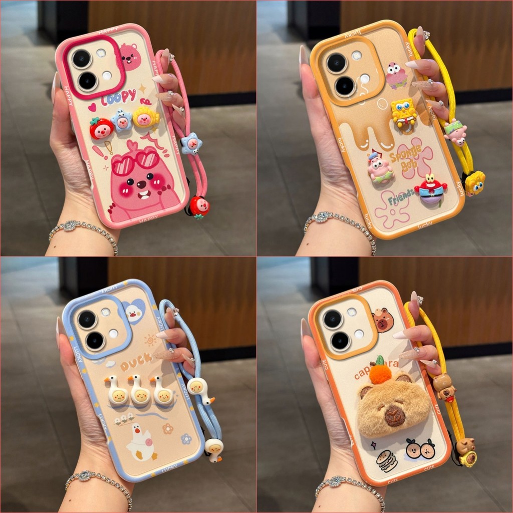 เคสสําหรับ VIVO Y31d เคสโทรศัพท์ซิลิโคนอ่อนนุ่มตุ๊กตาการ์ตูน 3D