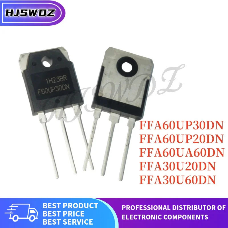 5PCS F60UA60DN FF60UP30DN TO-3P FFA60UP30DN F60UP30DN FFA60UP20DN FFA30U60DN F30U60DN FFA30U20DN F60