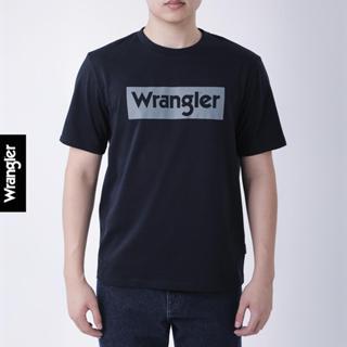 WRANGLER เสื้อยืดแขนสั้นผู้ชาย รุ่น WR F425MTSSF03 สีกรมท่า