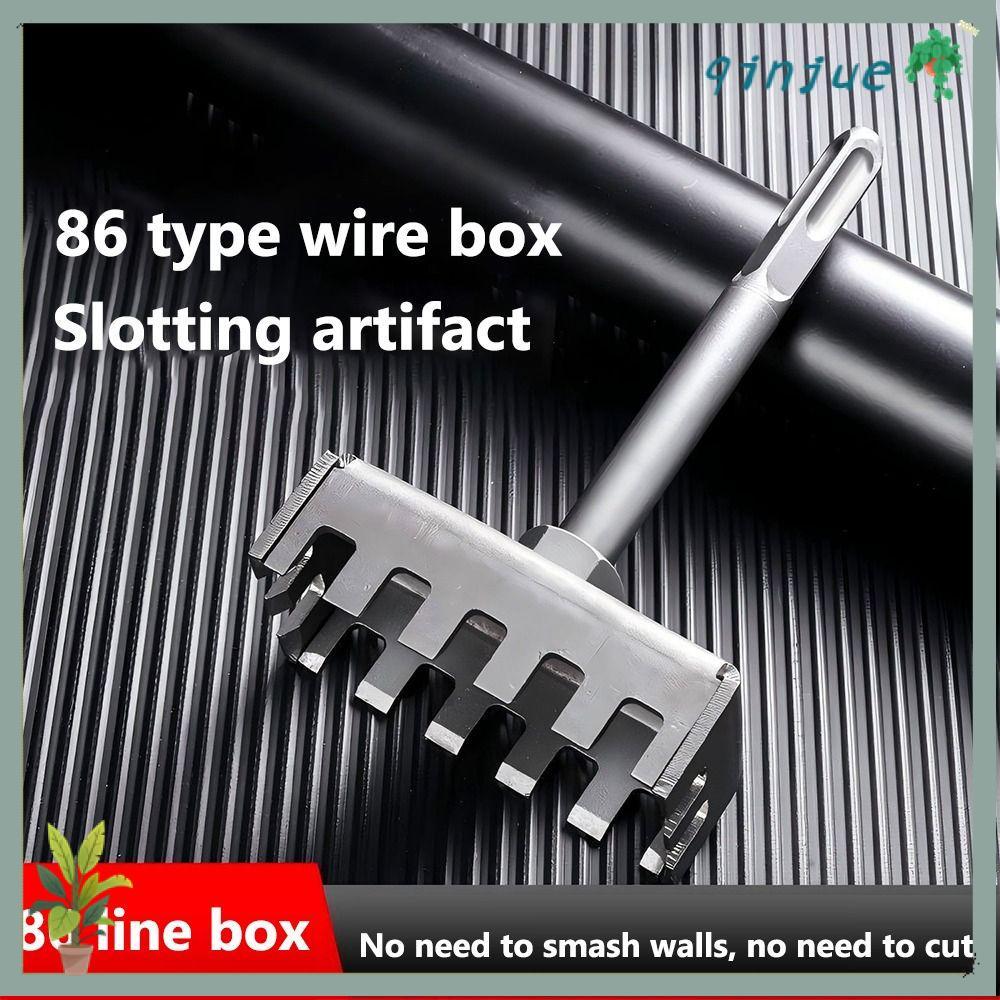 QINJUE Square Hole Punch, Multi-function สี่เหลี่ยมผืนผ้าสล็อตเครื่องมือ Square Hole Punch เจาะ, ของ