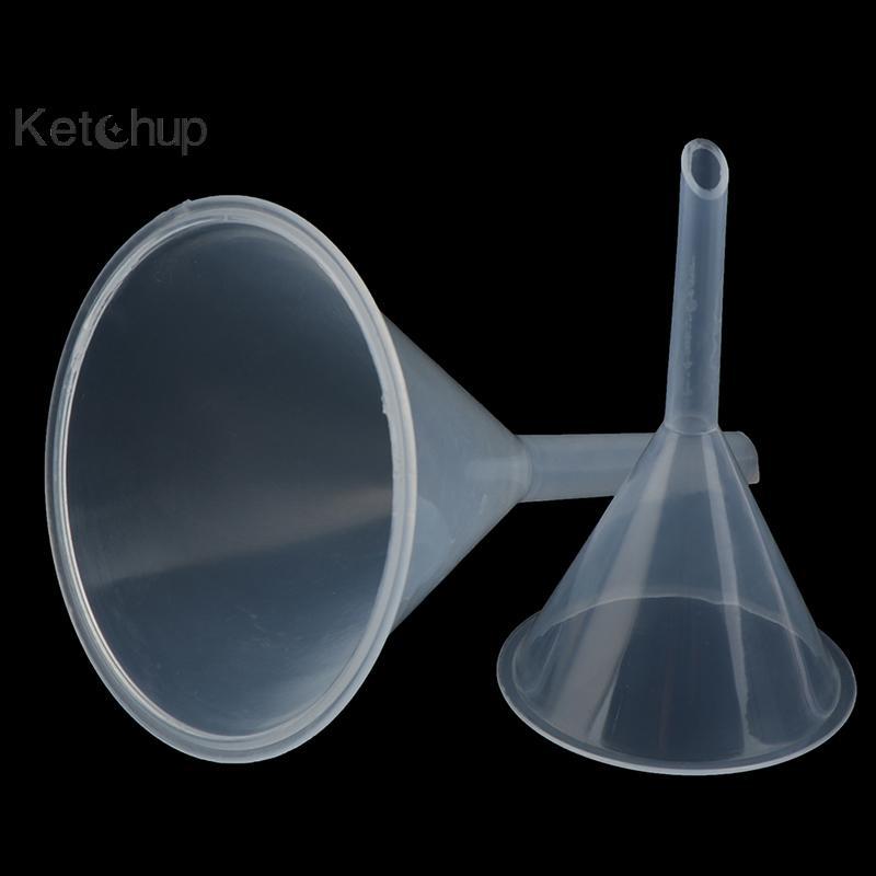 [Ktchup-t] 60 มม.90 มม. Mouth Dia Laboratory กรวยกรองพลาสติกสีขาวใส Nice