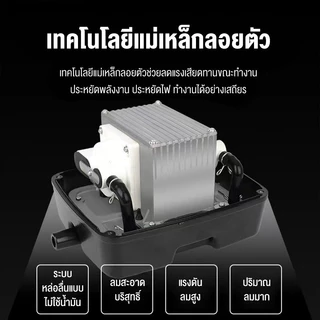 ปั๊มลมออกซิเจน ปั๊มลมเสียงเงียบ แรงสม่ำเสมอ LP60 LP100 LP200 ประหยัดไฟ ให้ลมแรง ออกซิเจนบ่อปลา ปั๊มลมบ่อปลา