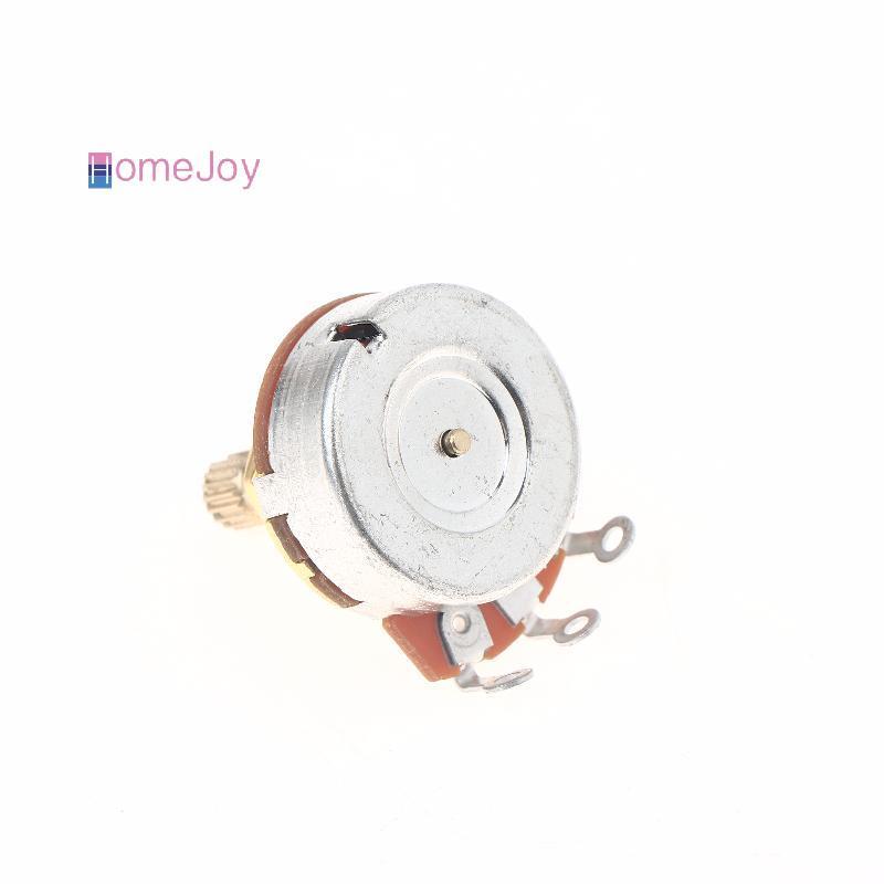 [HomeJoy-t] 1 ชิ้นกีตาร์ Potentiometer หม้อแรงบิดต่ําและเสียงรบกวนต่ํารู้สึกเรียบเพลาทองเหลือง A500K