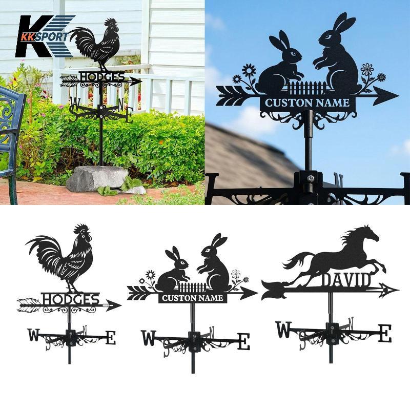 [KKSPORT] Vane, Animal Motif, Wind Vane with Animal Motif, ตกแต่งสําหรับบ้านไร่และฟาร์ม