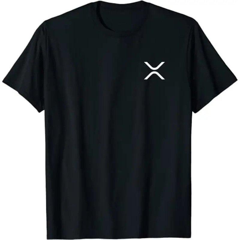 เสื้อยืดชุมชนคริปโตเคอร์เรนซีบล็อกเชน XRP Crypto Gift, เสื้อยืด XRP Coin