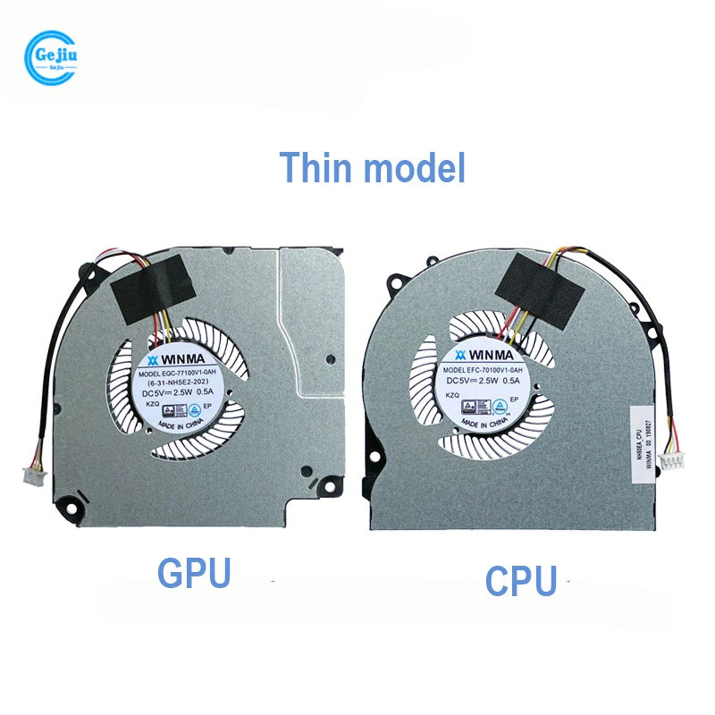 ใหม่แล็ปท็อป CPU GPU พัดลมระบายความร้อนสําหรับ Machenike 911MT ME PLUS 911ST T58-V Z7M-CT5NA CT7NK