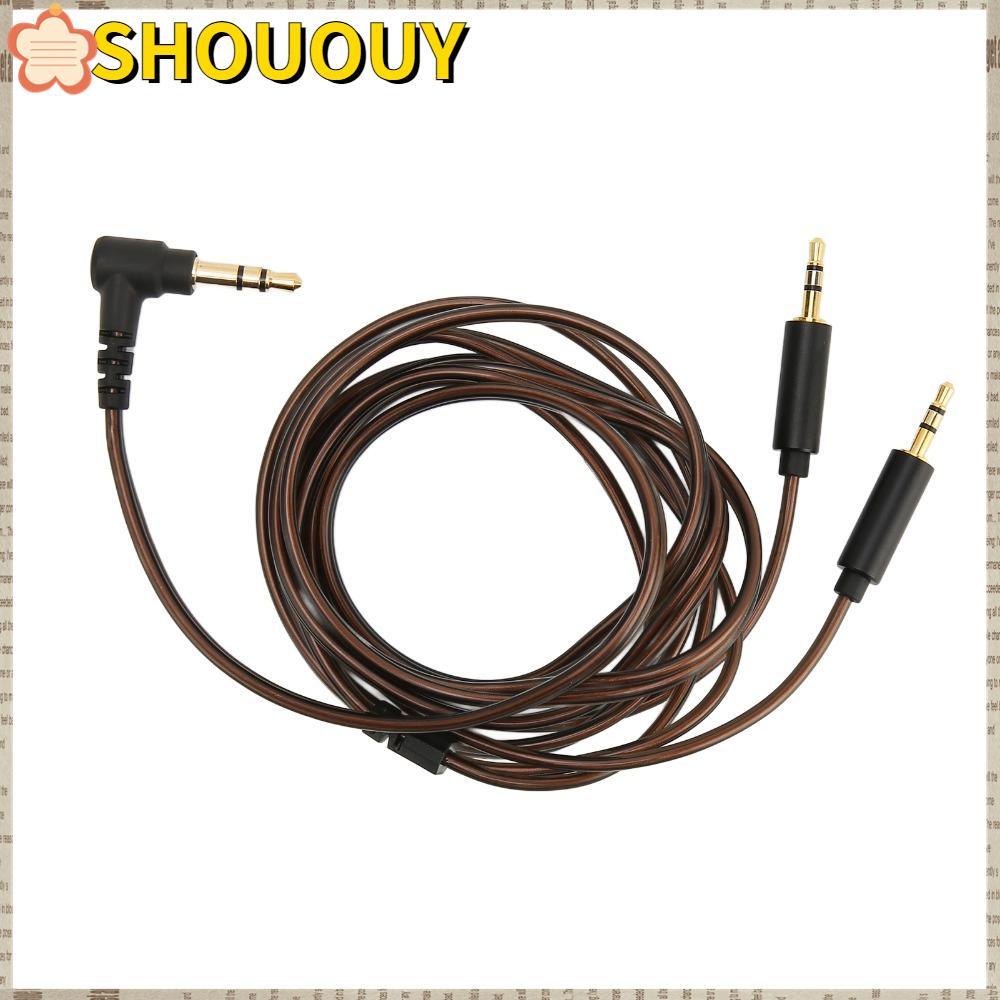 SHOUUY หูฟังเปลี่ยนสาย,ยืดหยุ่น 120 ซม./47.2in Aux สาย, Plug and Play 3.5 มม.อัพเกรดสายสัญญาณเสียงสํ