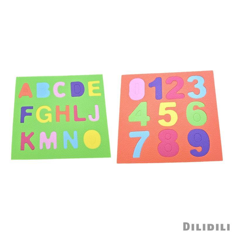 [Dilidili] Shape Puzzle Floor Mat EVA Foam Soft Puzzle Board การศึกษาสําหรับโรงเรียนอนุบาล