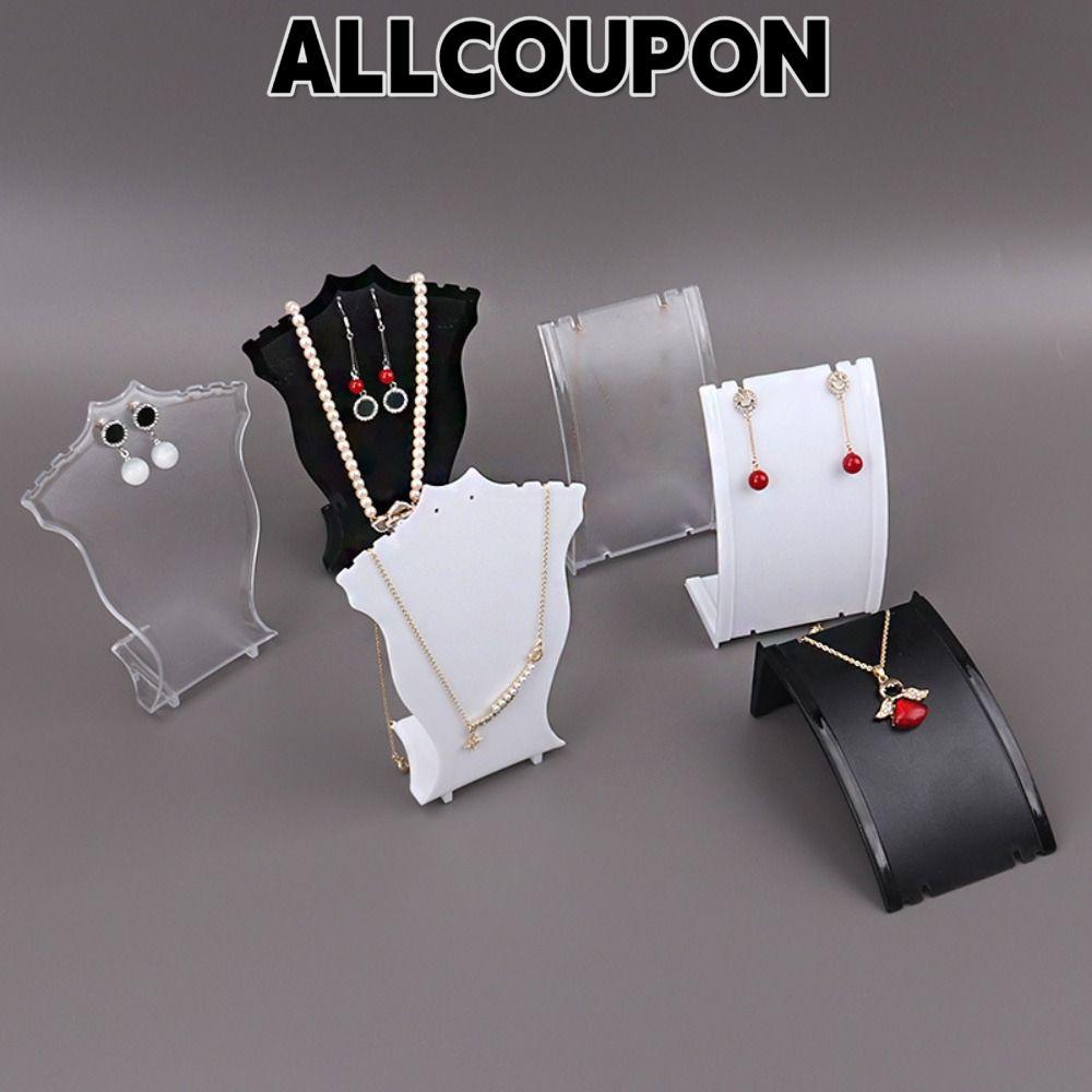 ALLCOUPON ทั้งหมดคอปปอน ชั้นวางโชว์สร้อยคอ, ชั้นเก็บของ ที่วางเครื่องประดับขนาดเล็ก, อุปกรณ์ประกอบฉากแสดงอะคริลิคคุณภาพสูง ร้านเครื่องประดับ