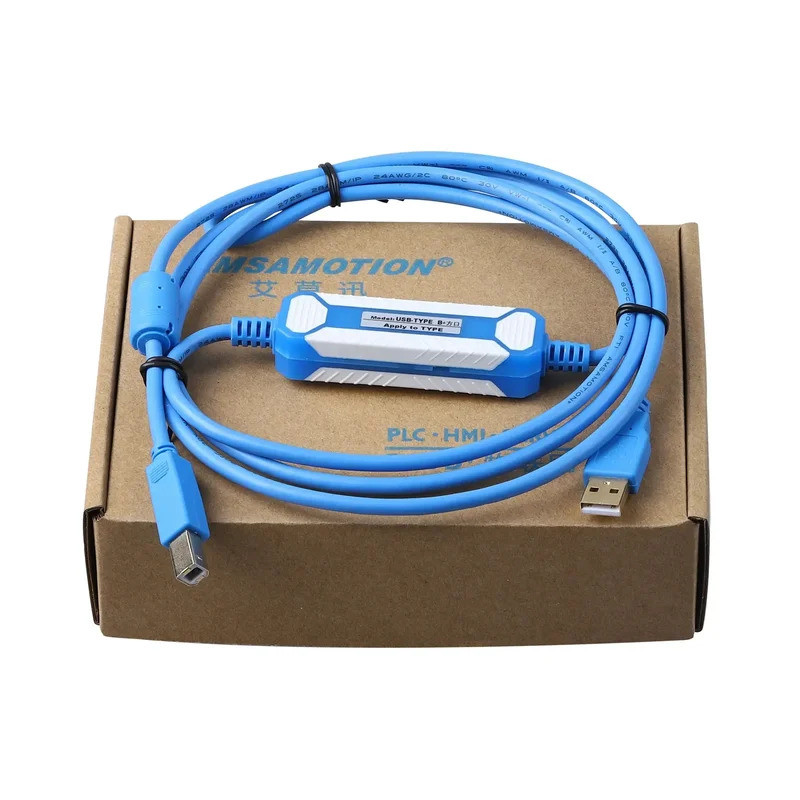 สาย USB-CP1H ประเภท B PLC เหมาะสําหรับ Omron CP1H CP1E CP1L CP1G CJ2M CP Series ดาวน์โหลดสาย