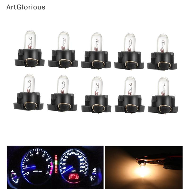 Art 5 ชิ้น T3 T4.2 หลอดไฟ LED ภายในรถ Wedge Dashboard Warming ไฟแสดงสถานะโคมไฟ N