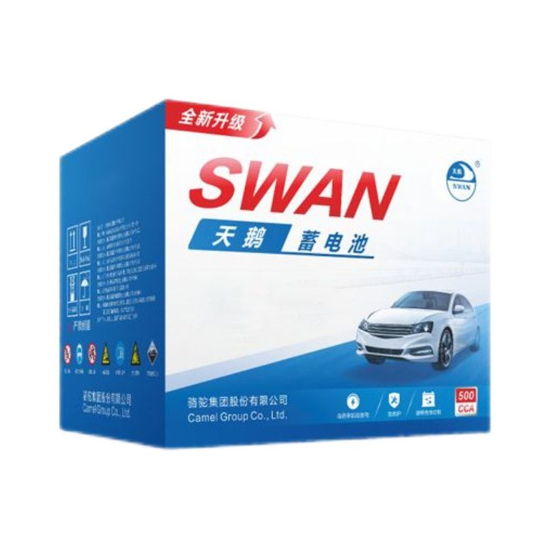 แบตเตอรี่รถยนต์ Camel Swan N36 6QW36 38B19 12V สำหรับ Honda Fit City แบตเตอรี่แท้โรงงาน