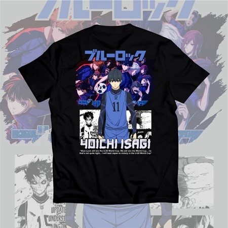 เสื้อยืดอนิเมะ Yoichi Isagi V3 Blue Loc