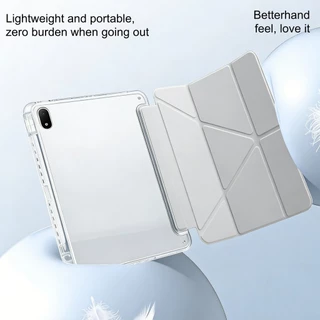 3+Yพับ เคส for OPPO Pad pad5 12.1 นิ้ว OPPO Pad SE 11 2025 อะคริลิก Case เคสหลังใส พับได้ มุมปรับได้