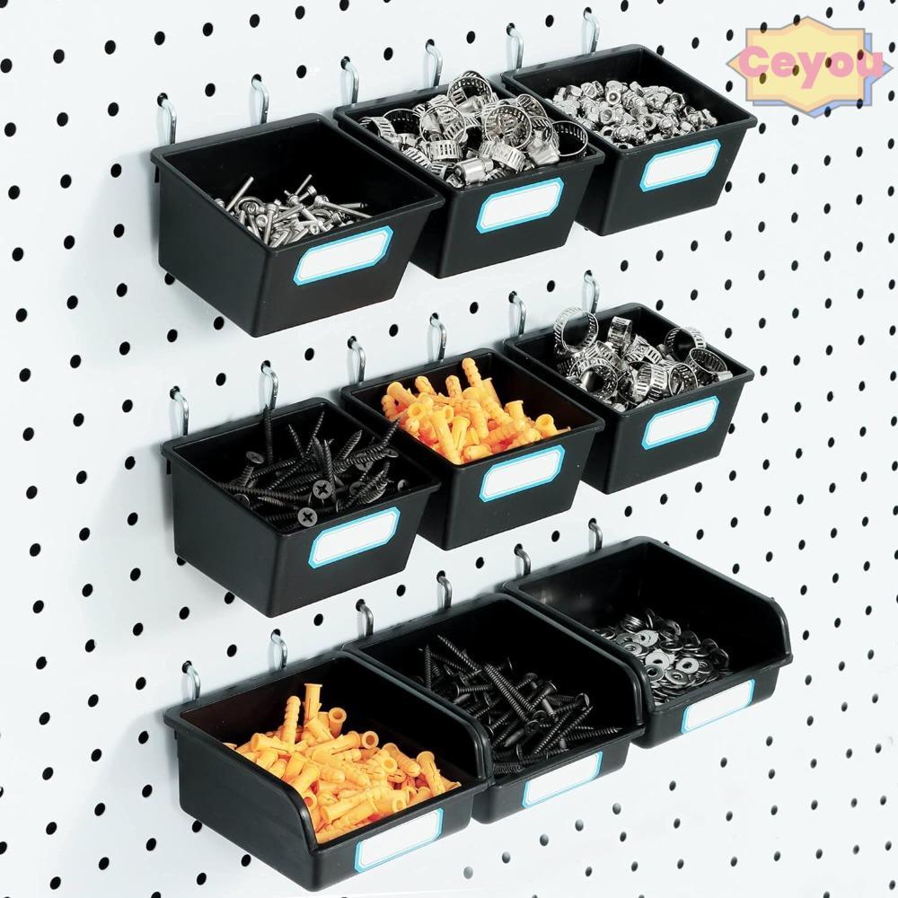 COYOU Pegboard Bins, ตะขอ Pegboard PP, อุปกรณ์จัดระเบียบ