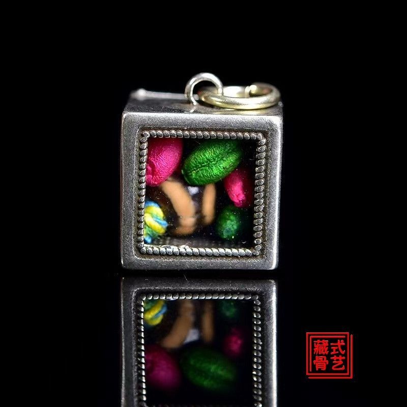 ทิเบต Gawu กล่อง Tangka จี้ขนาดเล็ก Tangka Gaw ทิเบต Gawu กล่อง Thangka จี้ขนาดเล็ก Tangka Gawu กล่อ