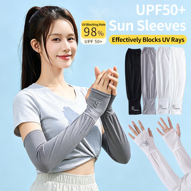เสื้อน้ำหนักเบาผ้าไหมน้ำแข็ง ระบายอากาศได้ดี กัน UV มีแขนปก สไตล์กลางแจ้ง เหมาะสำหรับการขี่จักรยานและขับรถ