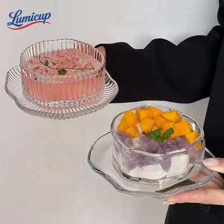 ชามขนมหวานกระจก 2แบบ | ชามใส่ขนมไทย ชามไอศกรีม สลัด ผลไม้ กระจกคุณภาพสูง ไม่มีตะกั่ว ง