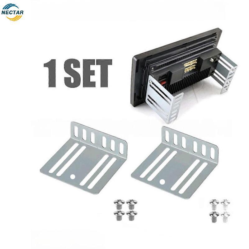 TAR Universal Double Din ชุดติดตั้งวิทยุรถยนต์รวม MP5 ผู้ถือสนับสนุน Braet ออกแบบสําหรับ Qui 7 นิ้ว 