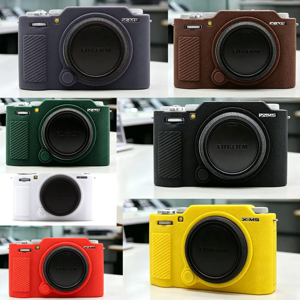 เคสซิลิโคน Fujifilm XM5 กระเป๋ากล้องครึ่งฝาครอบสําหรับ Fujifilm XM5
